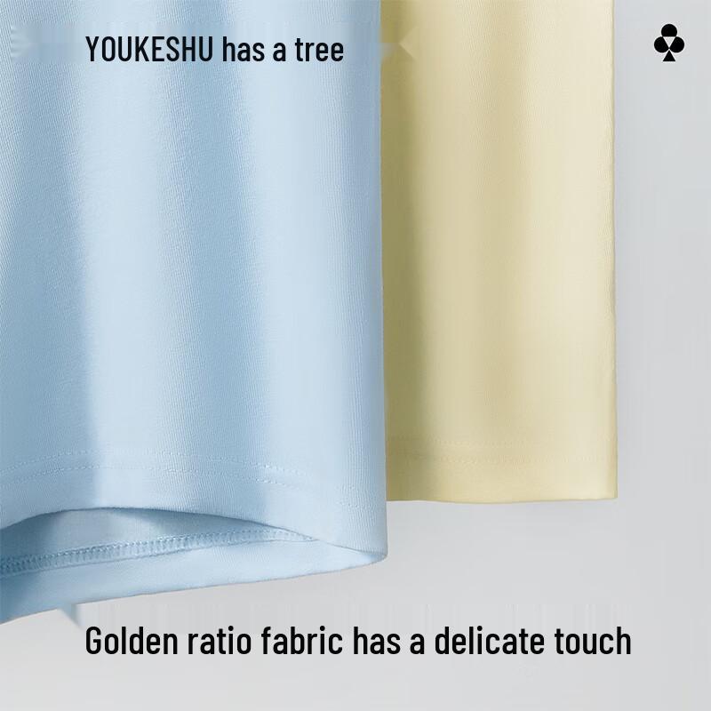 Youkeshu Men's 7A Antibacterial Cotton Boxer Briefs