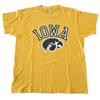 Vintage 1980s Iowa Hawkeyes Screen Stars Grafisch T-shirt.