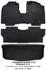 YAOFAO 3D TPE Floor Mats & Luggage Mat 4PC Set for Toyota Roomy Tank M900A M910A (2016-Present) / Waterproof Custom Interior Liner