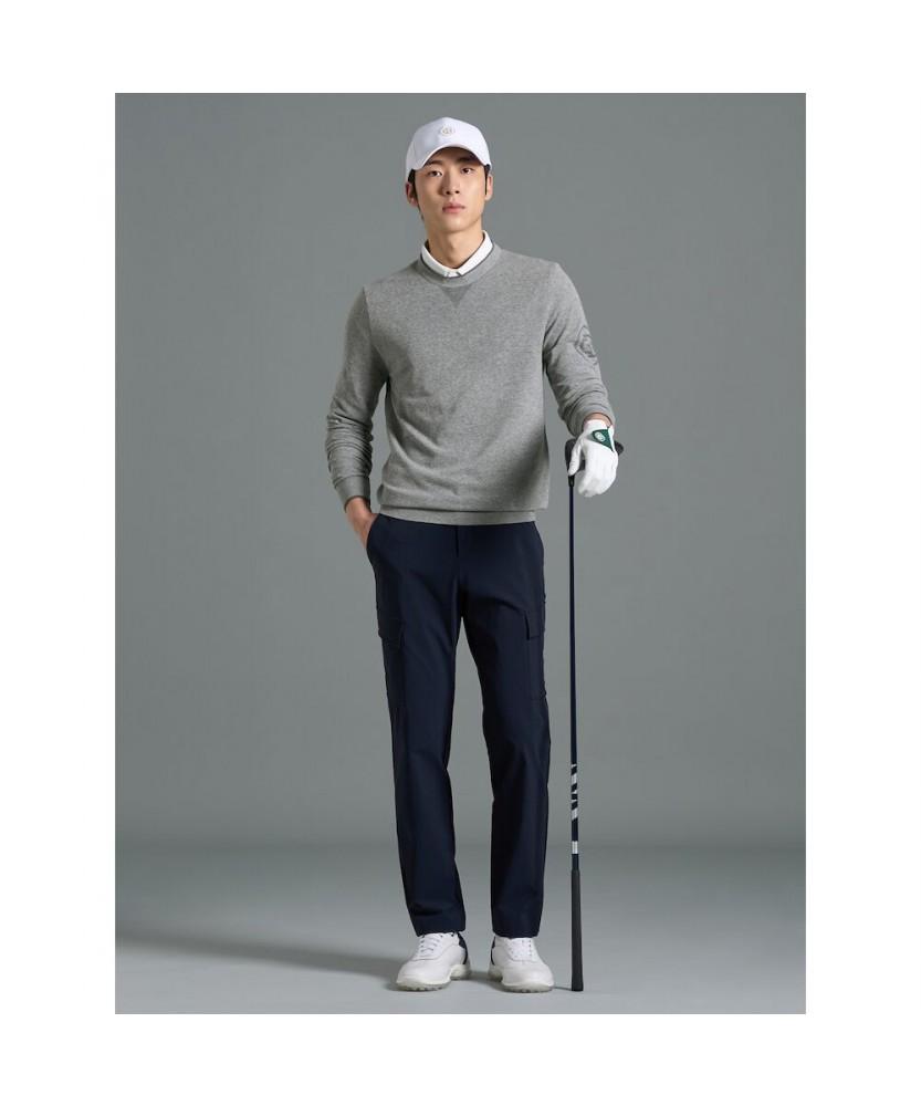 BEANPOLE GOLF Men'S Round Pullover Gray