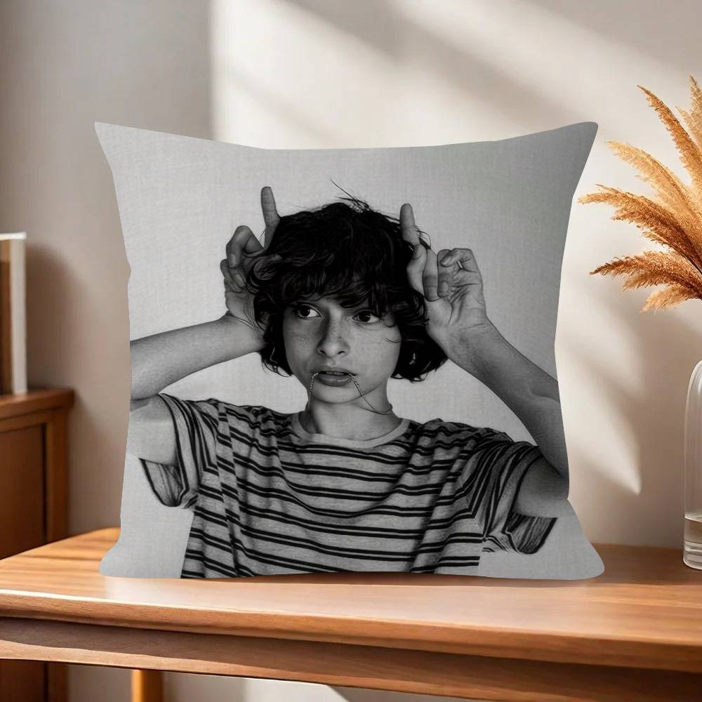 Actor F-Finn COOL Wolfhard   Pillow Cover Sofa Cushion Cover Home Room Decoration Children Gift