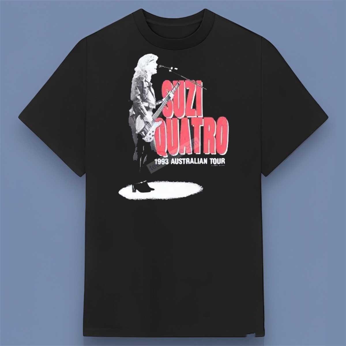 Retro Suzi Quatro Australian Tour 1993 Shirt Unisex T-Shirt All Size S-4XL XXXXL