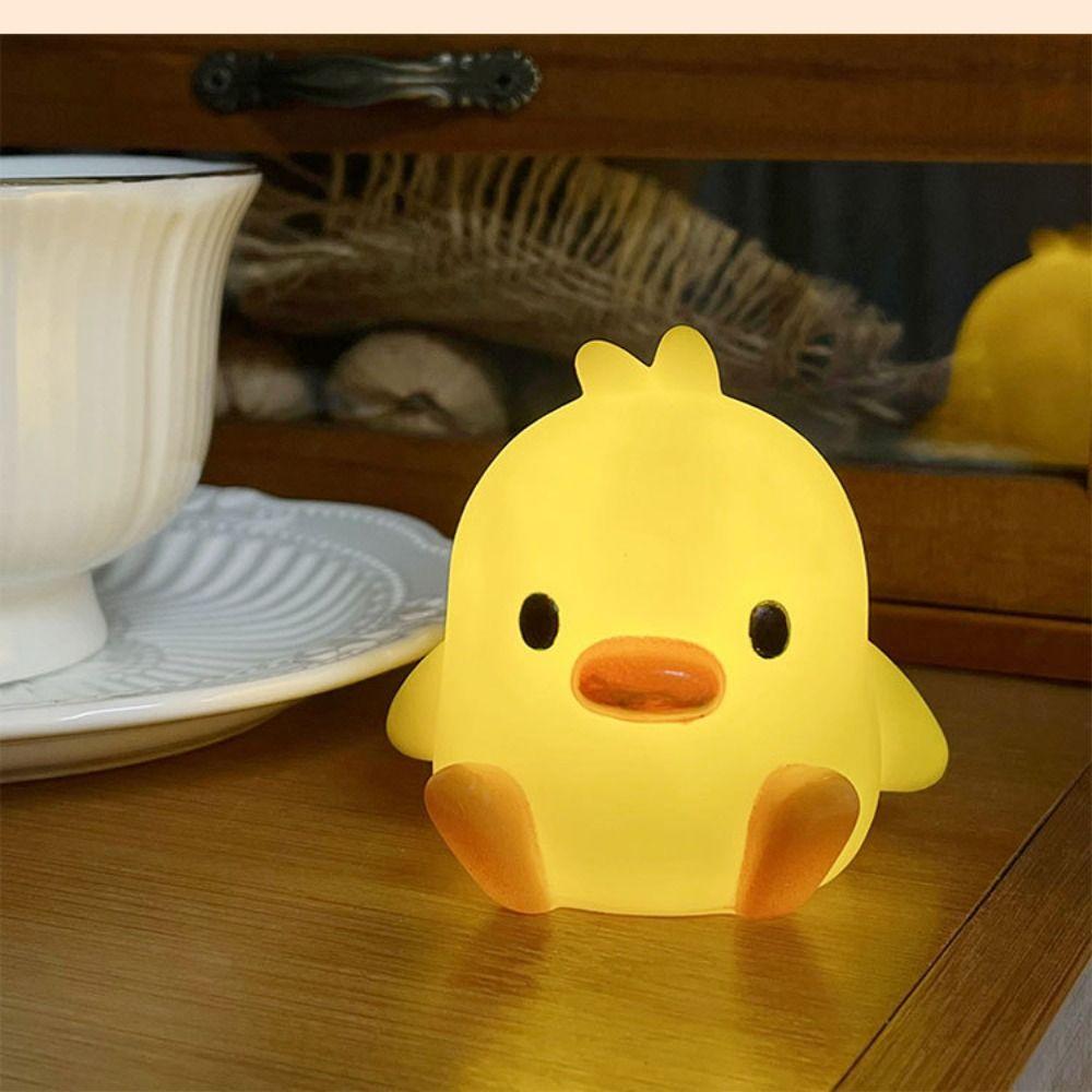 LED Duck Night Light Cartoon Bedside Lamp Sleeping Lamp  Bedroom Decorative Lighting