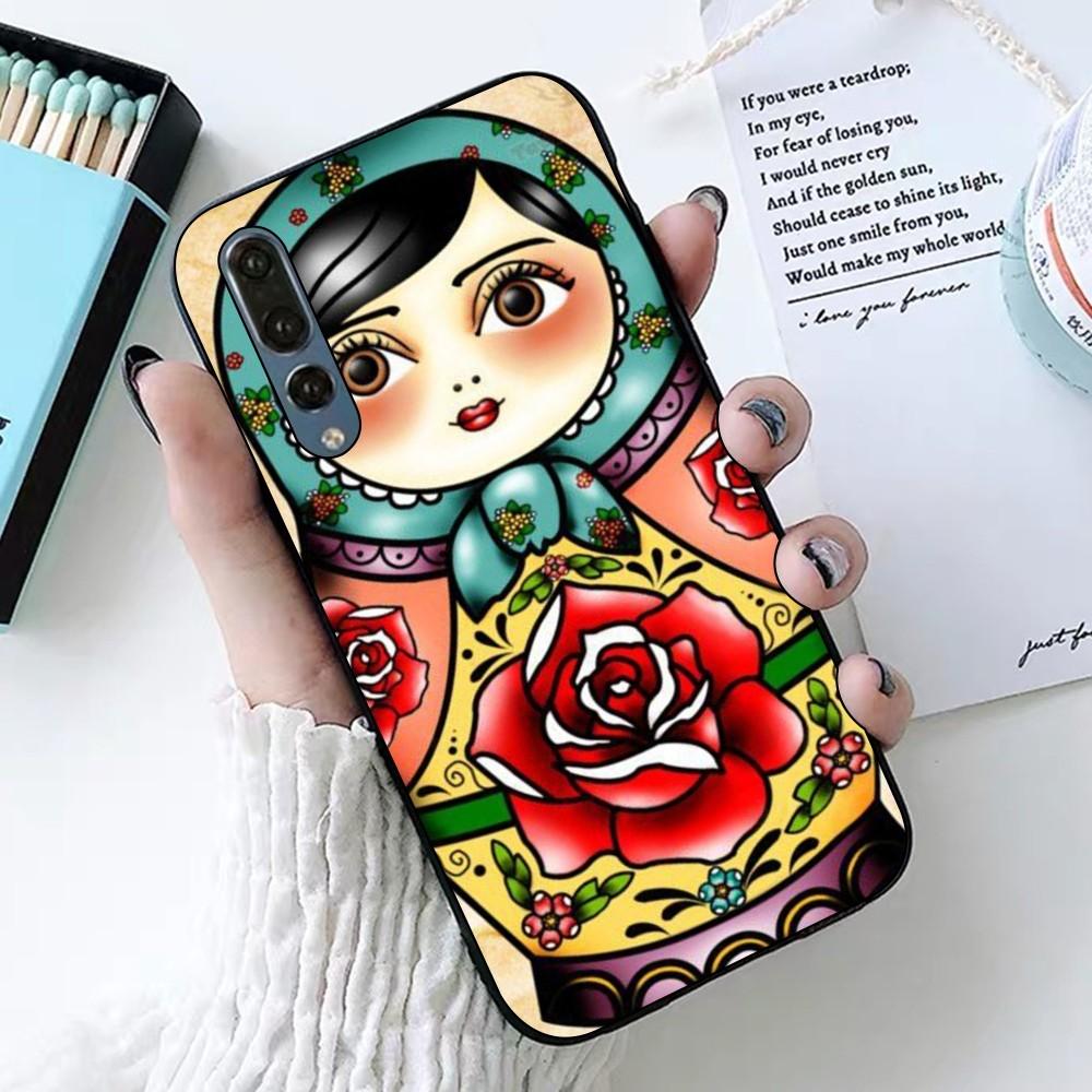 Russian Dolls Matryoshka Phone Case For Huawei P 8 9 10 20 30 40 50 Pro Lite Psmart Honor 10 Lite 70 Mate 20lite