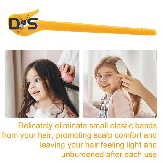 10Pcs Hair Pulling Hook Ponytail Rubber Band Removal Tool Hair Elastic Band Remover Portable Hair Accessory Cutter