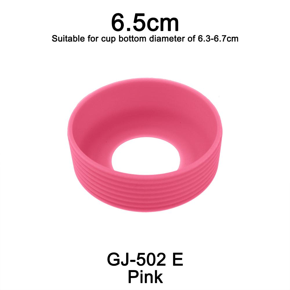 1Pc 6.5CM 16G 15 Colour Threaded Soft Silicone Cup Bottom Cover Wear Resistant Ring Sleeve Sheath Anti Slip Good Toughness