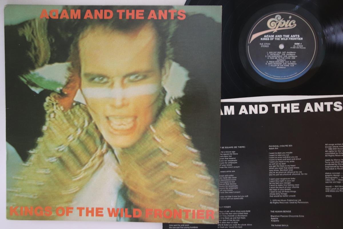 

Виниловая пластинка ADAM & THE ANTS - Kings Of The Wild Frontier NJE37033 EPIC 1980 US Рок Б/У