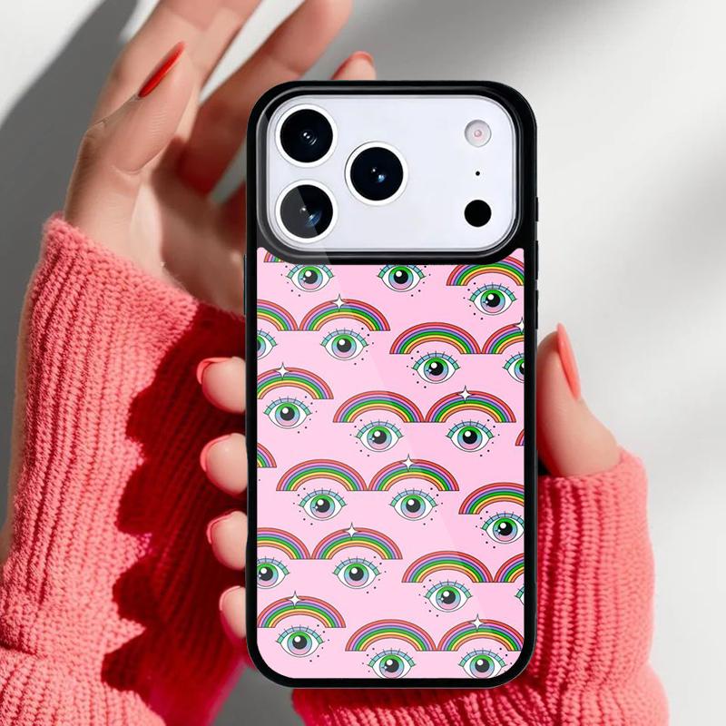 EVIL EYE Collage Phone Case for iPhone 17 16 15 14 13 Pro Max Back Cover for 12 11 Pro Coque