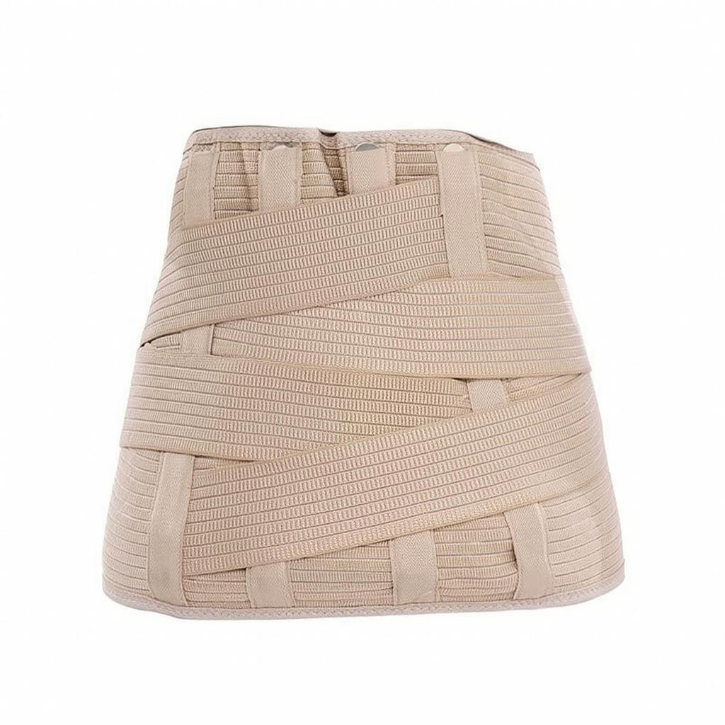 Waist Belt with Aluminum Plate Comfortable Back Brace Support Stays Elastic