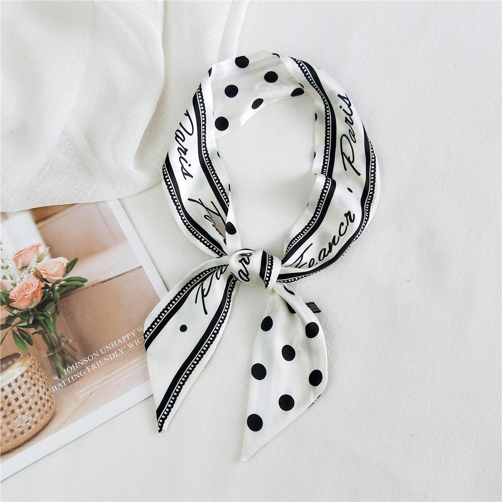 New Scarves Silk Scarves Women'S Spring And Autumn Season Long Decorative Professional Scarves Summer Thin Styles Paired With Shirts Stylish