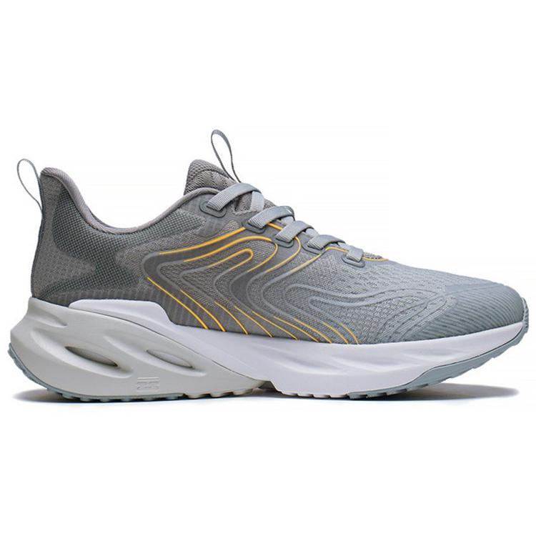 New LiNing EazGo Cushioning Rebound Low-Top Running Shoes Men's Space Gray ARES023-1