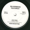 7inch Record KEN BOOTHE  Bad Risk  Sitting On A Mountain To SMRC1 Silverman Recor 1987 UK Reggae Ska  Dub Used