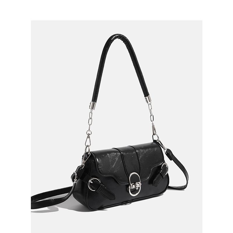 Niche bag women's 2025 new armpit bag Maillard retro shoulder bag high-end fashion commuter messenger bag