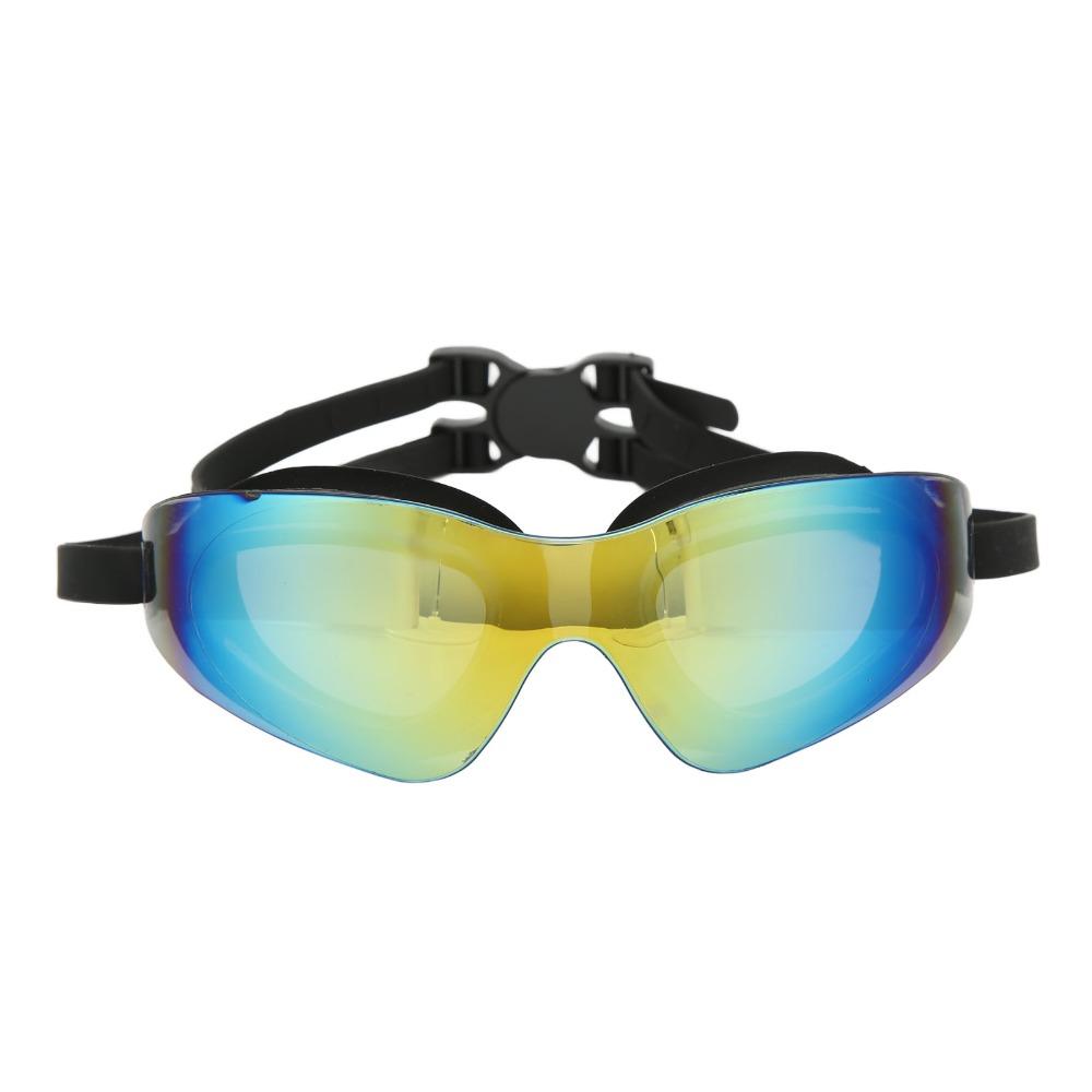 with PC Mirror Swim Glasses Anti Fog Silicone Goggles Portable Swimming Goggles Outdoor Swimming