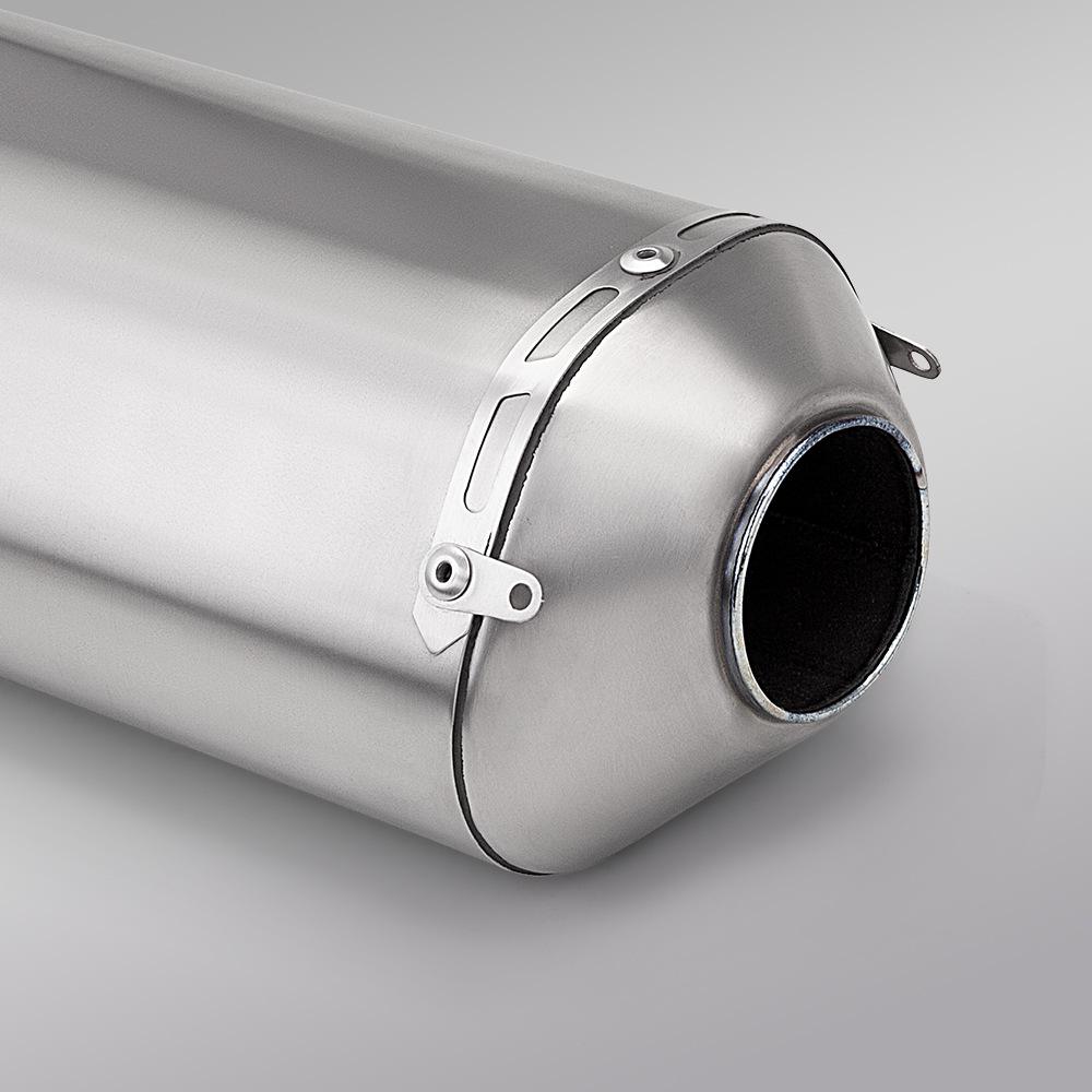 The R77 exhaust pipe fits motorcycles like the G310RR, NINJA400, S1000RR, R1, RSV4, and Z1000.