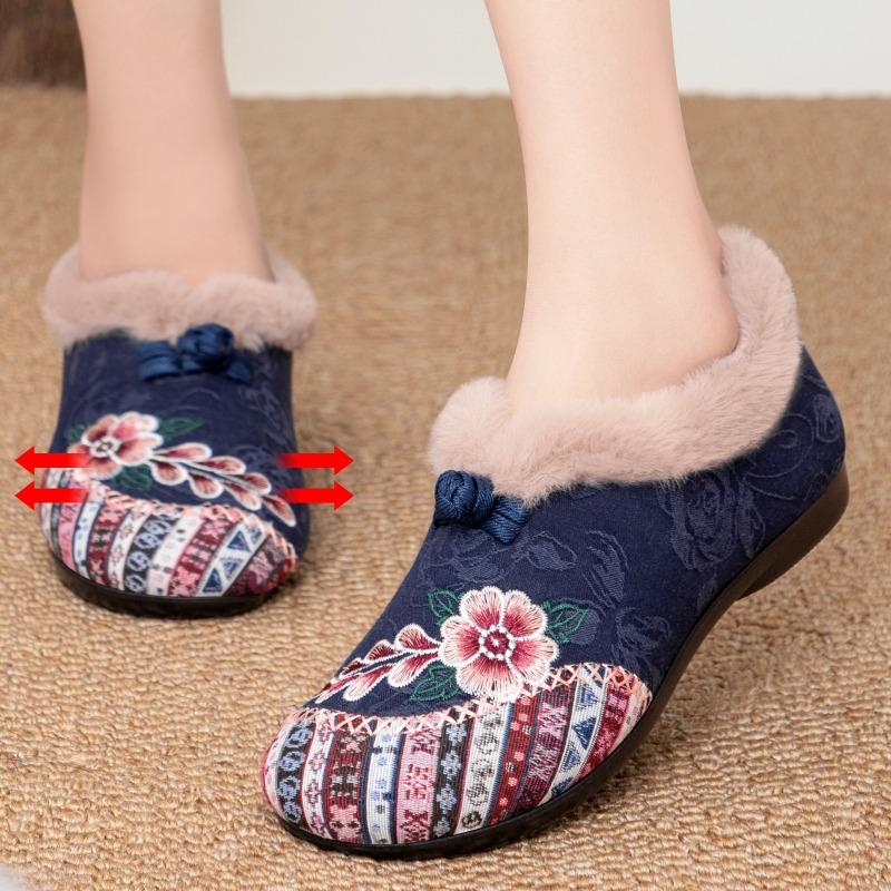 Cotton shoes women's boots fleece thickened cotton boots snow boots warm and comfortable short boots