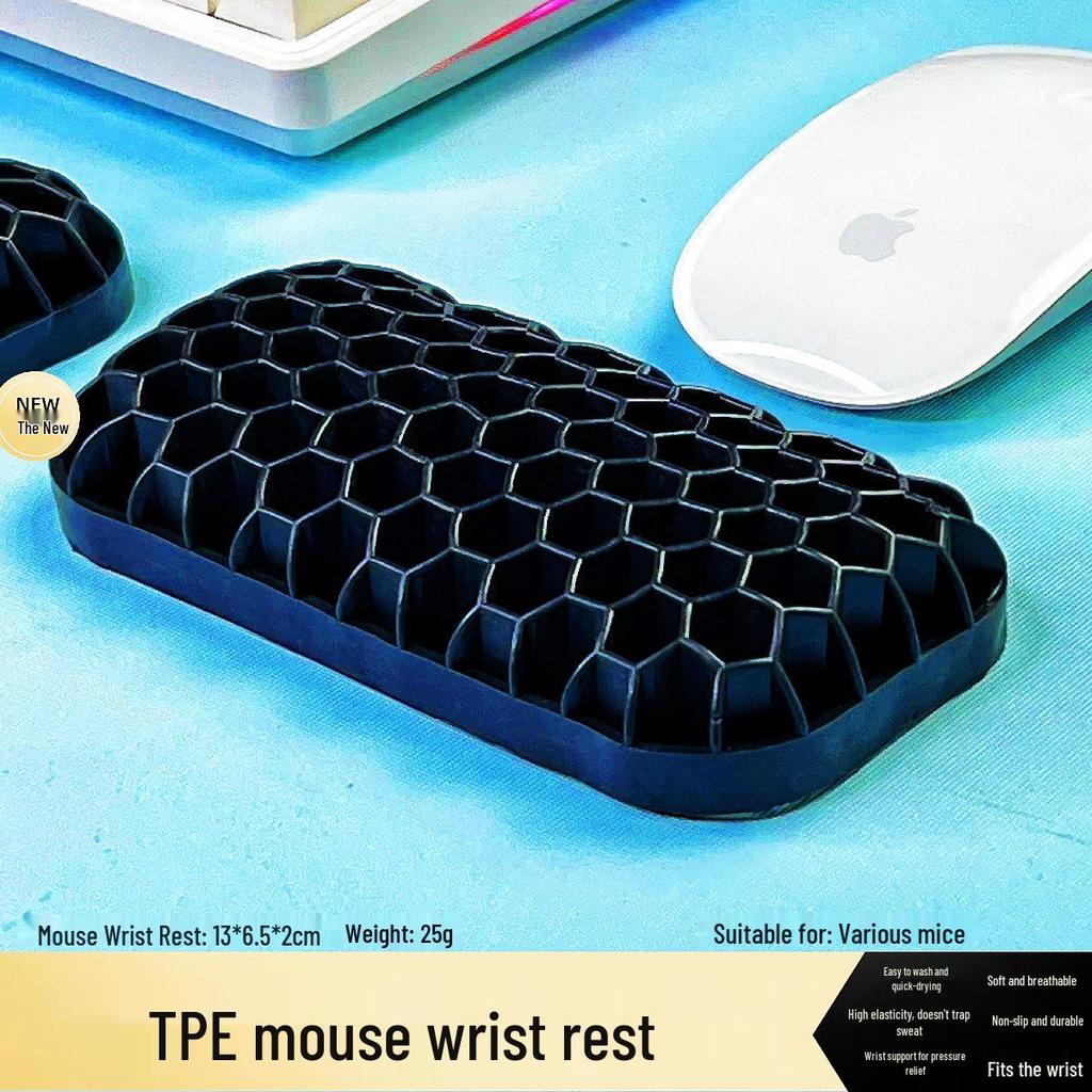 New Type Computer Keyboard & Mouse Pad with Soft, Non-Slip, Breathable Wrist Support