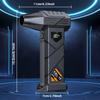 150000 RPM Powerful Turbo Fan, Brushless Motor Turbo Jet Fan, High-Power Cordless Air Blower with 5-Speed Adjustment, LED Display and Light