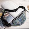 Elegant Sequins Waist Bag Large Capacity Holographic Belt Bag Cool Laser Fanny Pack  Summer