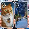 For Samsung Galaxy A05 Case SM-A055F Cute Painted Back Cover Phone Case For Samsung A05 A 05s Galaxy A05s Soft TPU Fundas Bumper