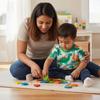 Cartoon Shape Montessori Puzzle Toy Colorful Design Tangram Jigsaw Game Wooden Puzzle  Home Use