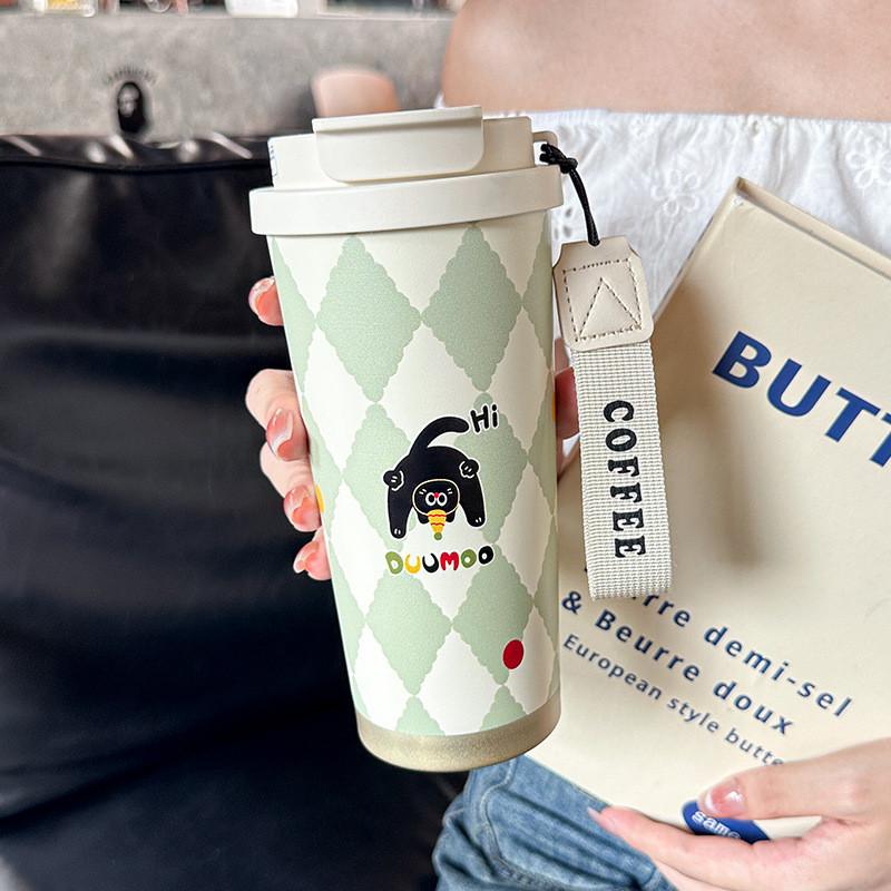 Cartoon Ecofriendly Puppy Stainless Steel Travel Mug For Office And Outdoors