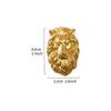 Lion Elephant Light Switch Decoration Resin Figurine Self-Adhesive Detachable Wall Sticker Switch Ornament Home Decor