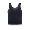Spring 2026 Color Block U-Neck Knit Vest - Fake Two-Piece Design