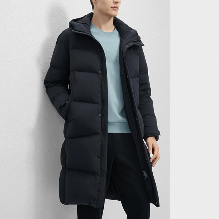 New FILA Down Jacket Men's Jet Black F11M443908FBK