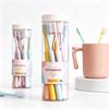 Large Capacity Bucket Toothbrush 10/20 Count, Gentle Soft Bristle Adult Toothbrushes, Ideal for Home Travel Student and Guest Us