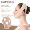 Adjustable Firming Breathable Face Slimming Strap Neck Tightening Wrap Chin Strap for Sleeping for Jawline Sculpting Women Girls