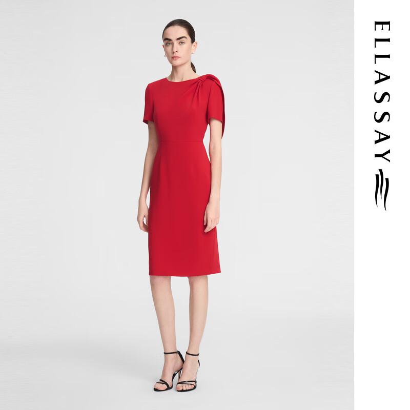 

ELLASSAY Spring/Summer Tri-Acetate Shoulder Bow Bubble Dress M