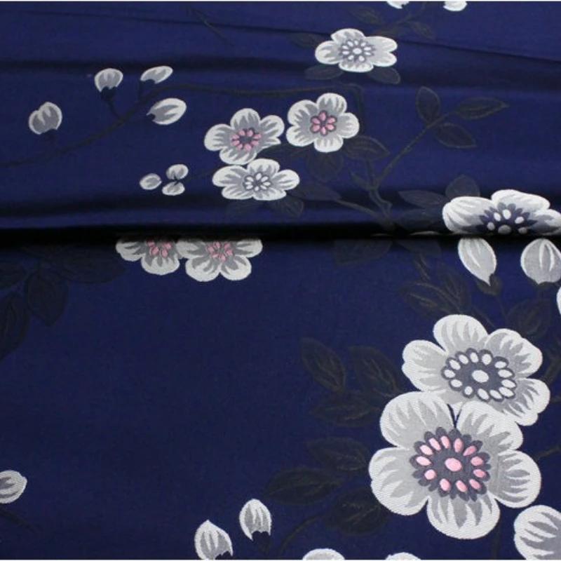 Chinese Style Decoration Weaving Brocade Fabric Jacquard Silk Fabric DIY Handmade Cheongsam Cotton-padded Jacket Mongolian Robe