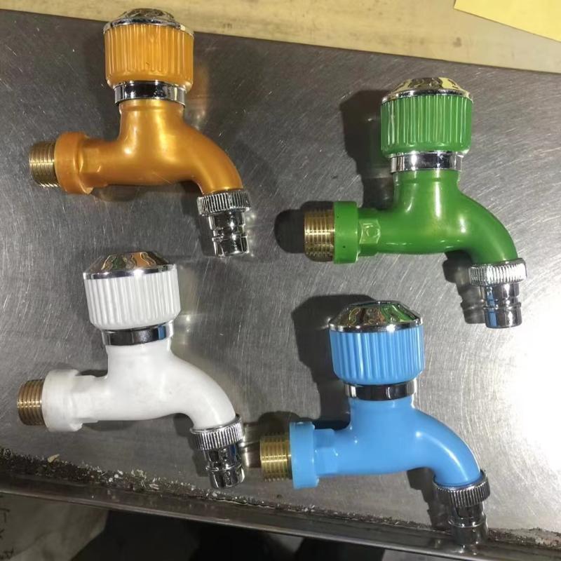 Round Hand Wheel Color Washing Machine Faucet Household Mop Pool Tap Water Antifreeze And Explosion-Aproof Plastic Faucet