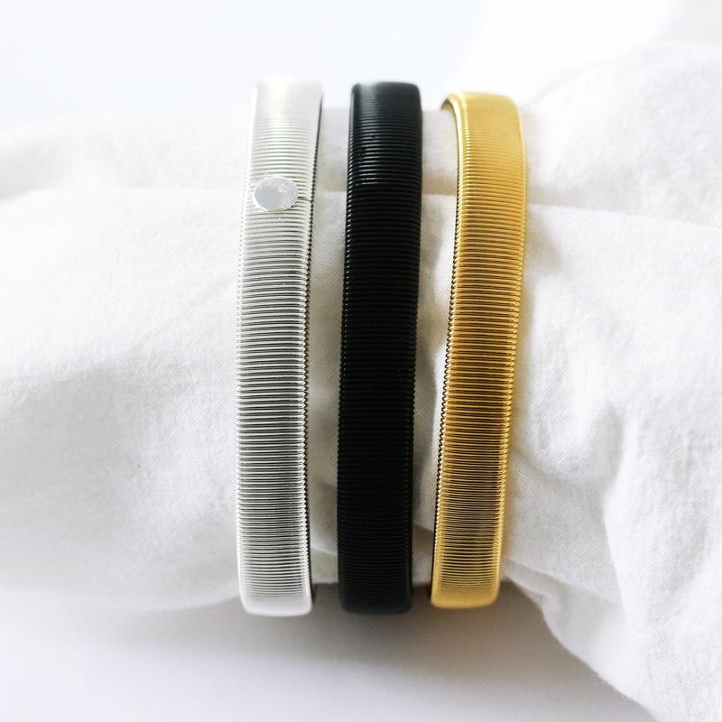 1/2 PZ Fascia Elastica per Braccio da Uomo Unisex Porta Maniche Elastiche per Camicia Elastico Estensibile Metallo Ghette per Maniche Accessorio Abbigliamento