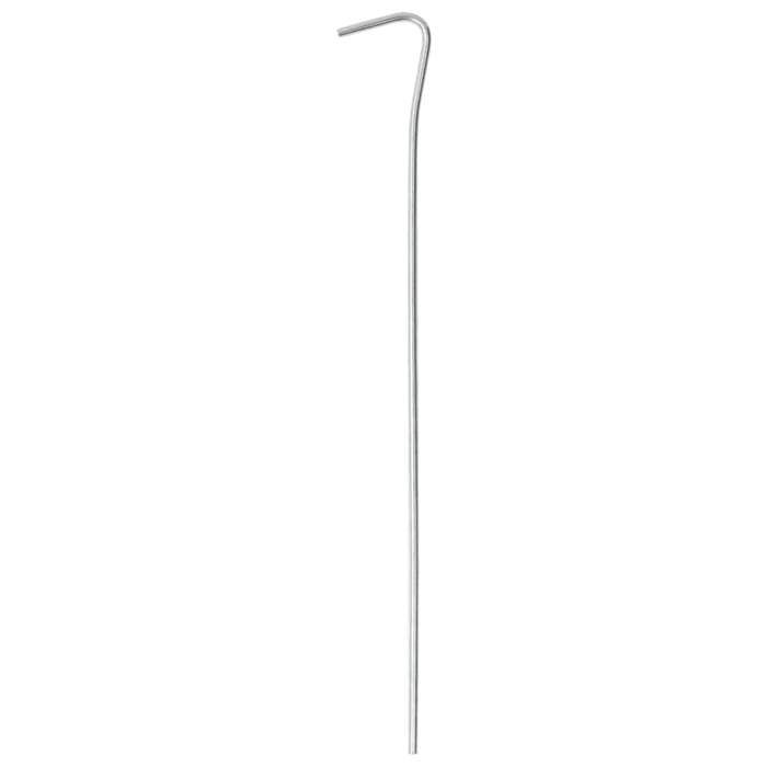 VidaXL Piquets de tente 50 pcs 23 cm Ø3 mm acier galvanisé, piquet de sol, ancrage au sol, piquet de camping résistant, 4009328
