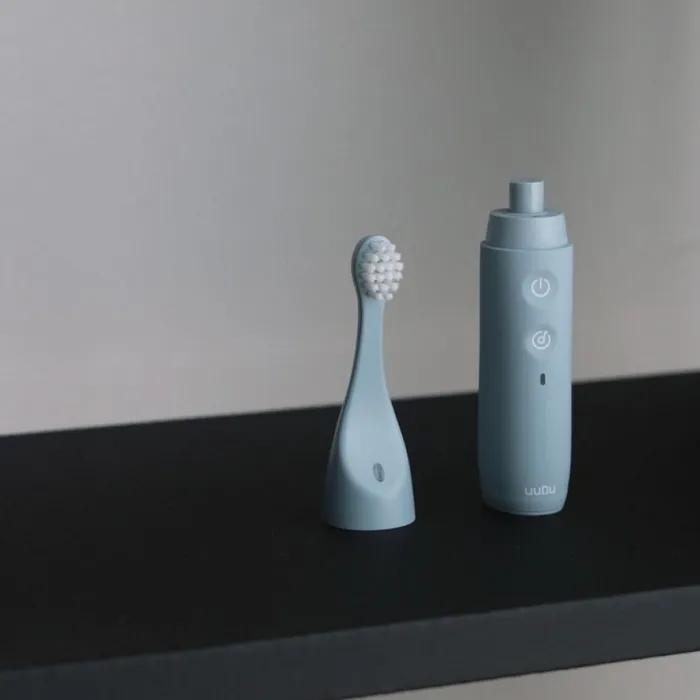 

Сменная головка зубной щетки молочно-голубая (2p) [2 размера] L size