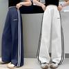 Meisjes Sportbroek Tiener Lente Wijde Casual Broek 2025 Nieuwe Kinder Rechter Losse Joggingbroek Kinder Herfst Kleding
