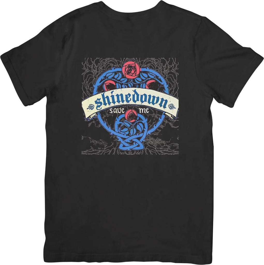 Shinedown Music Unisex Fit for Men & Women Quality Cotton T-Shirt Black