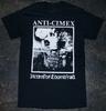 Camiseta Vintage Anti-Cimex Víctimas de un Bombardeo Negra Unisex S-5XL