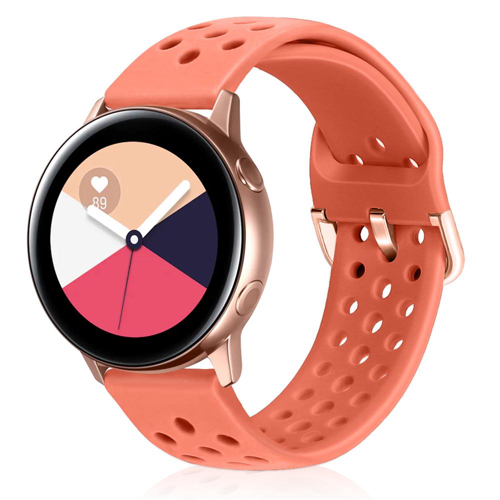 20mm 22mm Silicone Strap For Samsung Galaxy Watch 6/5/4/3/Huawei Watch 4/3/GT2 Sports Bracelet Wristband Amazfit GTR/GTS 4 Band