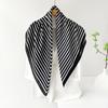 New 91cm silk scarf women's satin chain imitation silk large square scarf high-end spring and summer shawl