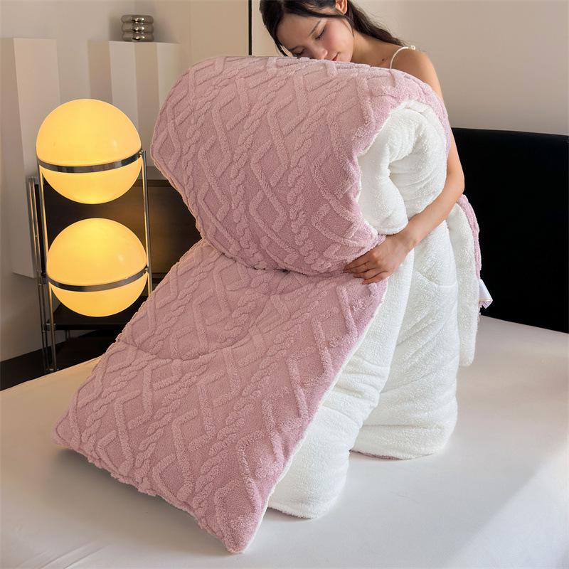 Taffeta Velvet Lambswool Arctic Quilt - Thickened, Warm Winter Bedding