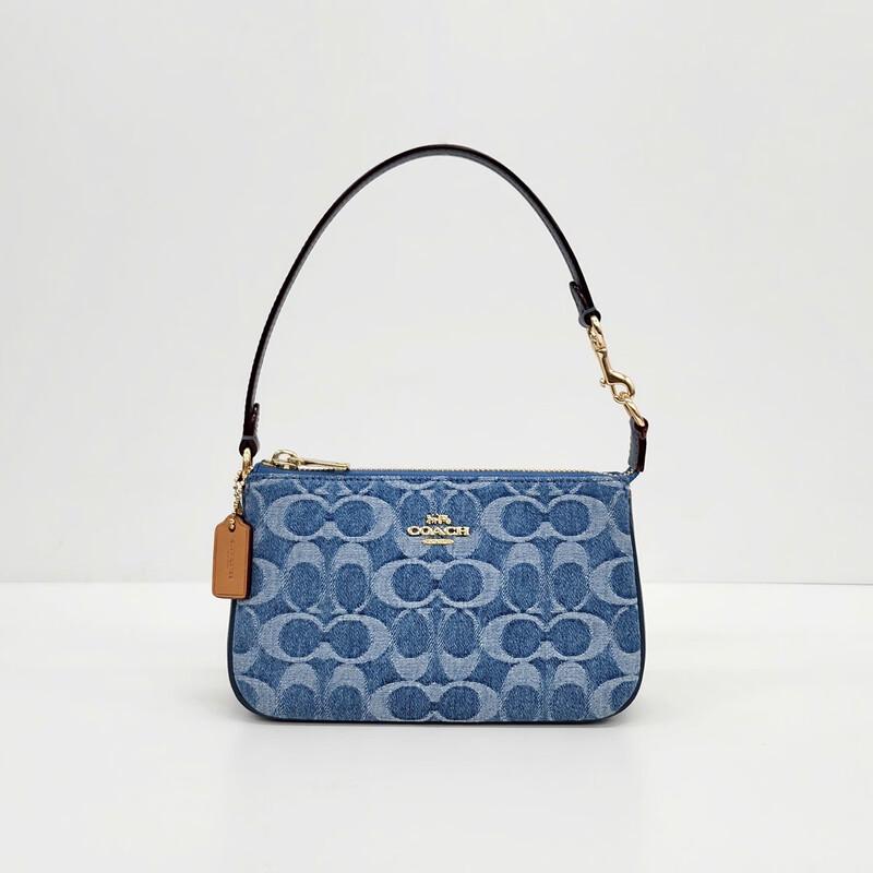COACH Nolita 19 Signature Denim Shoulder Bag