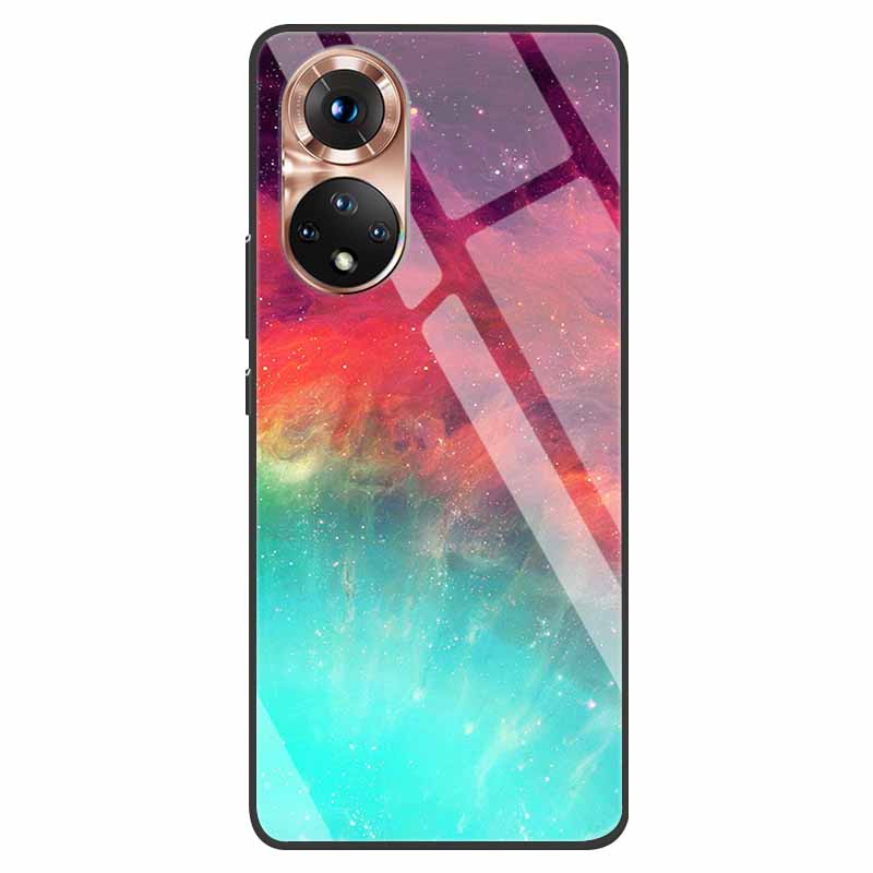 Luxury Case for Huawei Honor 50 Cover Tempered Glass Cover for Huawei Honor 50 Phone Case Honor50 6.57" Coque Bag Fashion Bumper