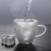 Heart-shaped Double-Layer Glass Mug Set