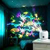 Led Starry Ocean Projection Light 360°Rotating Dynamic Night Light Usb Plug-In Creative Birthday Gift For Preferred Bedroom Lamp