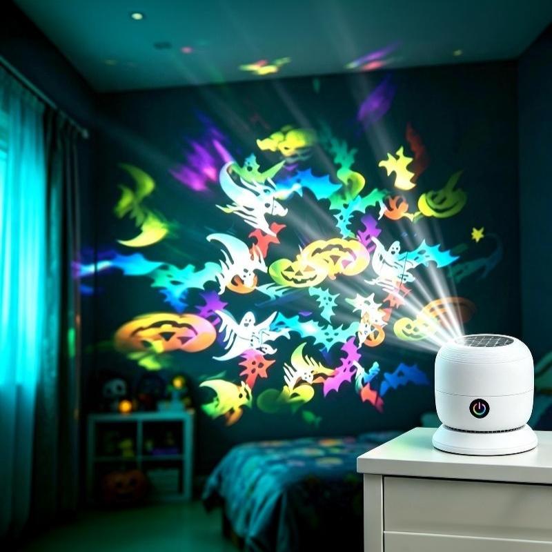 Led Starry Ocean Projection Light 360°Rotating Dynamic Night Light Usb Plug-In Creative Birthday Gift For Preferred Bedroom Lamp