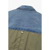 VOV Women Woven Mix Denim Zip Up Jacket 7156210001