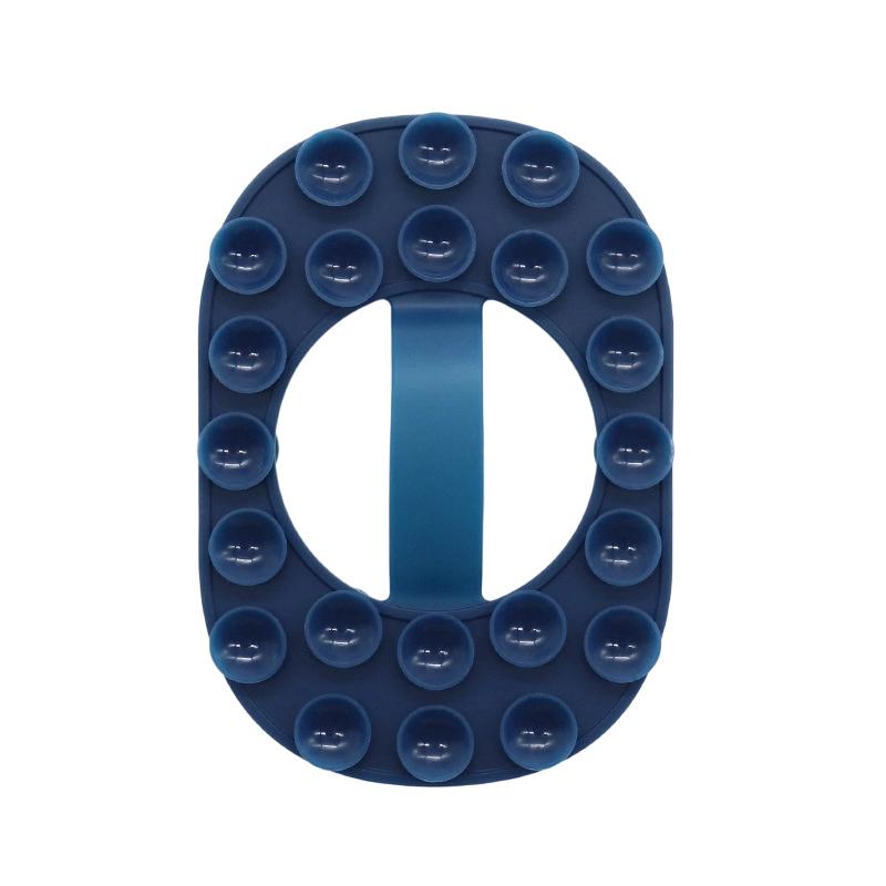 Double Side Silicone Pad For Mobile Phone Fixture Suction Cup Backed Adhesive Silicone Rubber Sucker Pad For Fixed Pad